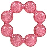 Nuby Pur Ice Bite Soother Ring Teether, Pink