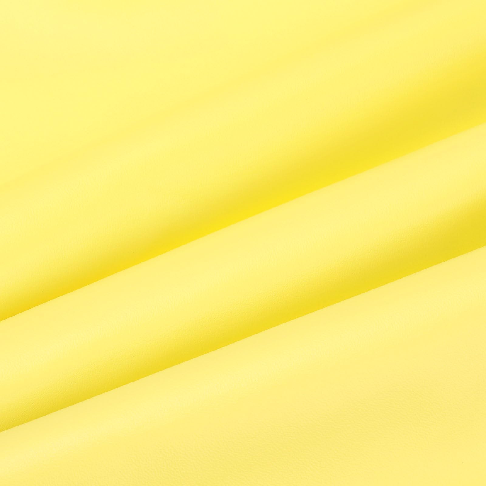 PATIKIL 54x19.7x0.03 Inch Faux Leather Sheets, Soft Colored Faux PU Leather Sheets Repair Fabric Patch for Book Binding, Repairing, Crafting, Sewing, Yellow