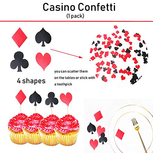 Casino Party Decoration Supplies Set Casino Balloons Black