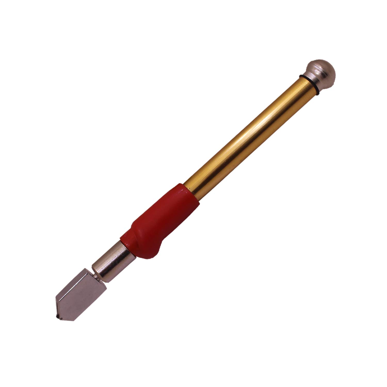 Glass Cutter Pencil Type Glass Cutting Tools Pen Golden Handle Wheel