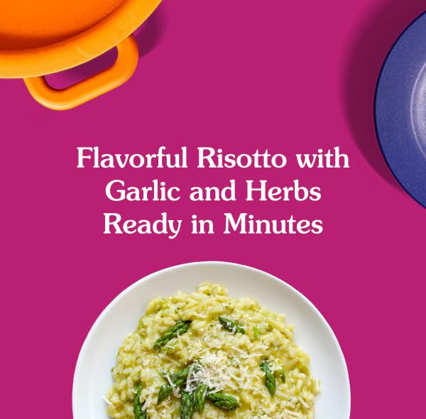 BEN’S ORIGINAL RISOTTO ROASTED GARLIC & HERB FLAVORED RICE, EASY DINNER SIDE, 8.5 OZ POUCH