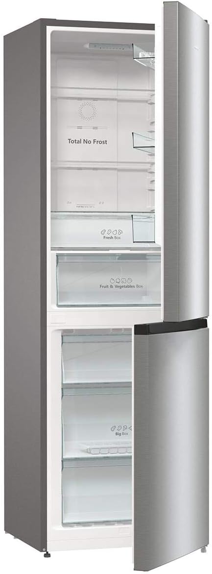 Hisense Rb390n4ac20 Fridge Freezer Combination A Total No Frost Freshbox Crispzone With Humidity Control Led Interior Lighting 302l Net Capacity Amazon De Large Appliances