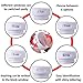 Travel Bottle Set Of 3 By KJA | 3 oz Squeezable Leak Proof Silicone Bottles BPA Free TSA Approved FDA Certified Refillable Containers For Shampoo, Lotion, Conditioner & More | With Clear Toiletry Bag