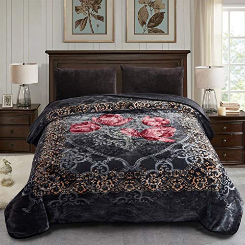 JML Fleece Blanket King Size, Heavy Korean Mink Blanket 85 X 95 Inches