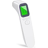 Digital Infrared Thermometer for Adults & Kids with Fever Alarm, 2 x 32 Memory Function, Fast & Accurate Temperature Reading,