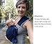 Cuby Breathable Baby Carrier Mesh Fabric, Ideal for Summers/Beachhe Adjustable Ring Sling Baby Carrier. Ergo Friendly (Grey)