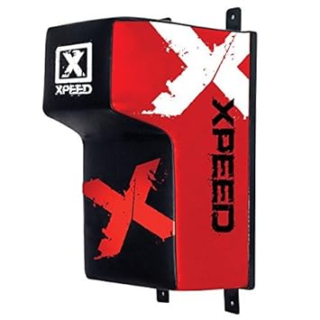 Wall-Mount Muay Thai XpeeD Kickboxing Heavy Bag Fight Gear Uppercut Boxing MMA Wall One Size Punching Training/Home/Gym Dense Foam Padding Bag One Size Black/Red
