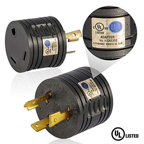 Atima for Honda Generator Eu2200i Eu2200ic Accessories, Parallel Cables Replace Honda 08E93-HPK123HI and RV 30AMP Adapter Replace Camco Non-Slip Grip Three-Prong Generator Adapter 55333 at-PIKRV - Thumbnail 2