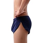 Evankin Men's Boxer Brief Underwear Sexy Boxers Shorts Casual Pajamas Underpants Breathable Fit Split Athletic Shorts