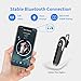Bluetooth Earpiece Wireless Handsfree Bluetooth Headset haino 28Hrs Cell Phone Headset 60 Days Standby Time with Noise Cancelling Mic for iPhone Android Samsung Laptop Driver Trucker