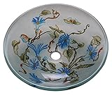 Legion Furniture ZA-130 Agnes Tamps Sink With Matching Chrome Pop-Up Drain and Mounting Ring