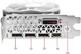 Oikabio RX580 8GB GDDR5 Graphics Card PCIe 3.0 2048SP Dual Fan Gaming Mining view 3