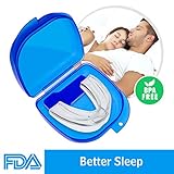 Mouth Guards for Teeth Grinding, 2018 Upgraded Anti Snoring Devices Aid Snore Reducing for Natural and Comfortable Sleep