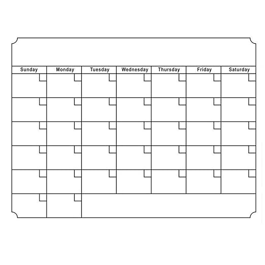 Ototon Calendario magnético mensual para frigorífico Pegatinas ...