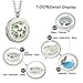 JAOYU Essential Oil Diffuser Necklace for Women Men Aromatherapy Pendant Stainless Steel Floating Charm Locket - Animal Jewelry Teen Girls Gifts
