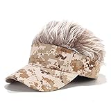 CNF CO Novelty Hair Visor Cap Adjustable Baseball