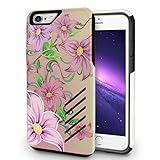 iPhone 7 Case, Orzly Grip-Pro Case for iPhone 7 (4.7 inch Model) - Durable & Light-Weight Twin Layer Protective Case - Floral Print