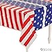 Fun ExpressStars & Stripes Tablecloth for Fourth of July (1 Piece) Patriotic Party Supplies, Election Party Table Covers primary