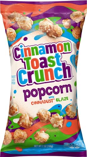 CINNAMON TOAST CRUNCH POPCORN SNACK, CINNADUST GLAZE, 7 OZ