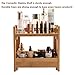 GOBAM Bathroom Counter Organizer Shelf Cosmetic and Vanity Perfume Organizer Shelf with Drawer, Easily Assembled Suitable for Mom or Wife, Bamboo