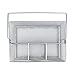 KitchenPlus Condiment and Silverware Caddy, Silver