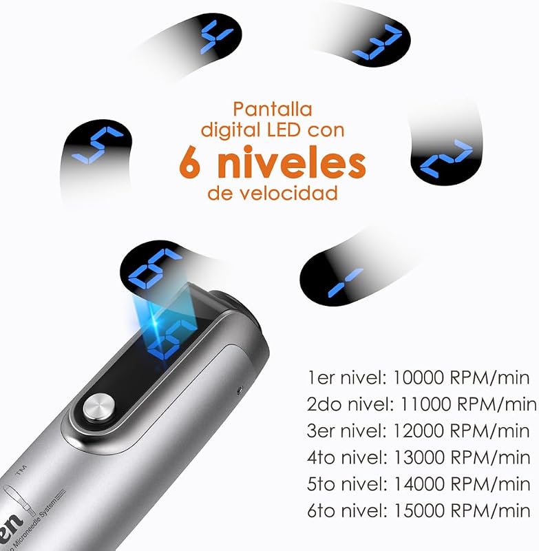 Dr.pen M8S Auténtico Inalámbrica Microneedling con 7 Cartuchos (1 c/u)
