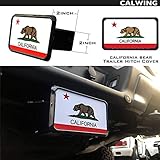 直輸入 CALIFORNIA カリフォルニア 人気デザイン ヒッチカバー カリフォルニアリパブリック 軽量 FROM IN USA ヒッチプラグ HITCH PLUG ヒッチメンバー用 おしゃれ カーアクセサリー ヒッチアクセサリー 汎用品