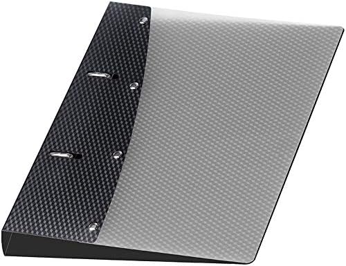 VELOFLEX Diamond 1151480 Ring Binder DIN A5 2-Ring Mechanism 20 mm Polypropylene Solid Plastic Black