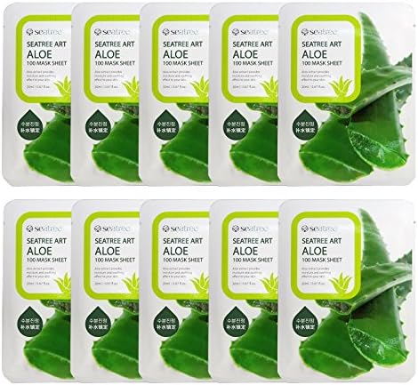 seatree Art Aloe 100 Mask 10 Sheets