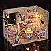 Cuteroom Dollhouse Miniature DIY Kit with Cover Wood Toy doll house room Kitten Diary