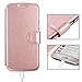 Samsung Galaxy S7 Edge Leather Wallet Case with Cards Slot and Metal Magnetic, TAKEN DIRECT Galaxy S 7 Edge Plastic Flip Case/Cover, Vintage and Fashion, Durable and Shockproof Holster (Rose Gold)