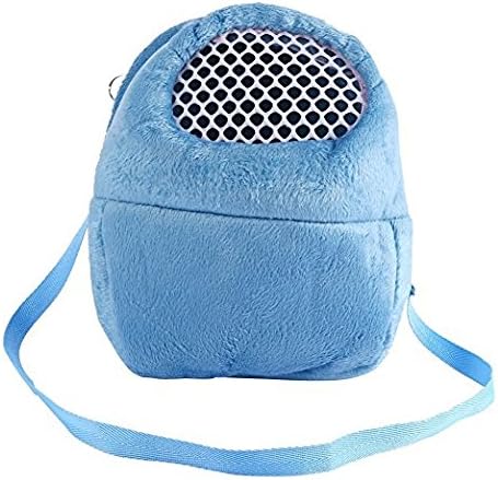 Miraculous Joy Pet Carrier Bag Portable Breathable Outgoing Bag/ Travel Handbag for Small pets like Hedgehog and Squirrel (M, Sky Blue)