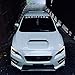 Gy Vinyl Arts Subieflow Windshield, Banners, Windshield, Decals,Car, Stickers, Compatible, Subaru, ej20, WRX, STI, BRZ (White)