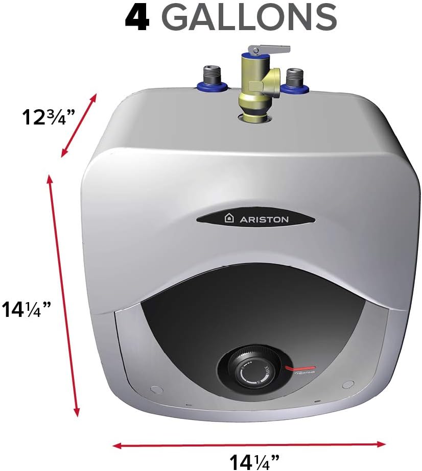 Ariston Andris 4 Gallon 6 Year 120-Volt Corded Point of Use Mini-Tank Electric Water Heater - - 