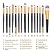 AOOK 15 pcs Makeup Brush Set Tool Makeup Cosmetic Set Synthetic Makeup Brush Set