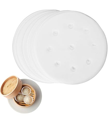 400Pcs Small Bamboo Steamer Liners, Non-stick Mini Steam Paper for 400Pcs Small Bamboo Steamer Liners, Non-stick Mini Steam Paper for