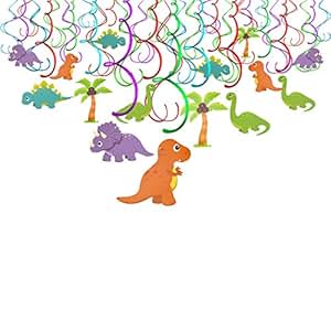 Konsait Colgante Decoraciones de Dinosaurios Fiesta Cumpleaños Remolino