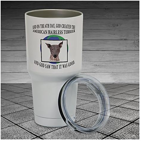 30 Ounce Tumbler American Hairless Terrier Creation Tumbler Cup Pet Lover Gift, Dog Lover Gift, Gift For Her, Gift For Him, Work Cup