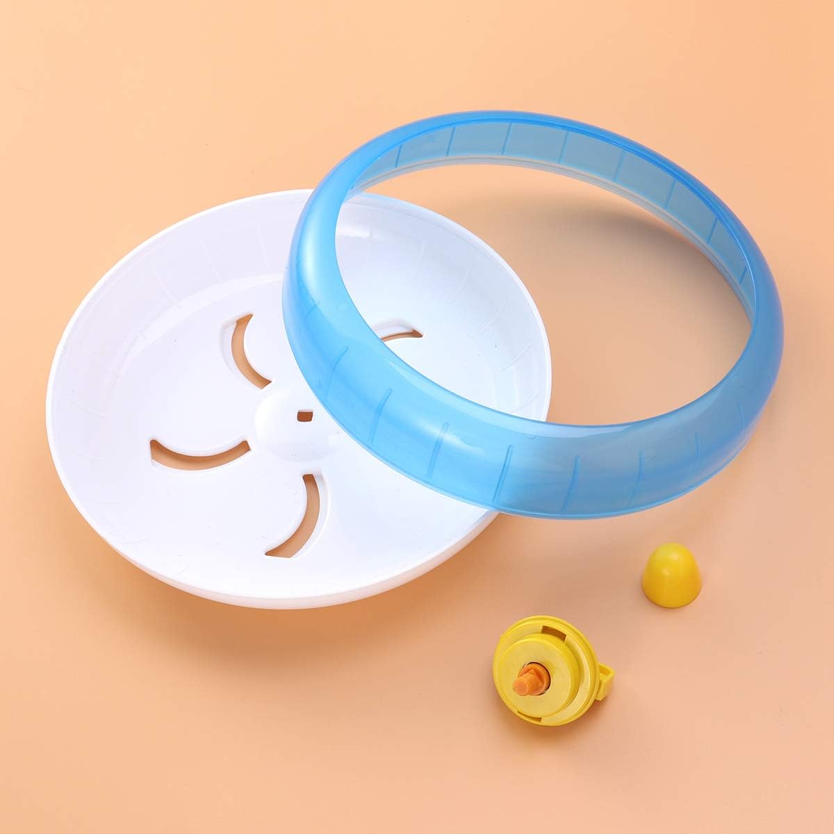 Non Slip Run Disc for Hamsters Hedgehogs Small Pets Exercise Wheel Size L (Blue) - Image 5