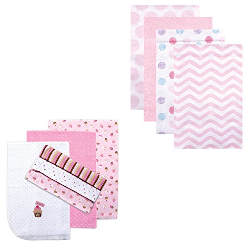 Flannel Receiving Blanket 10-Pack