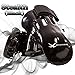 whistlekick Pair Martial Arts Gloves, Stealth, Black (Adult, Medium) with Industry Leading Warranty-Karate Gear/Taekwondo Sparring Gear Set