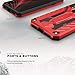 Zizo Static Series for iPhone XR Case Military Grade Drop Tested with Built in Kickstand (Red/Black)