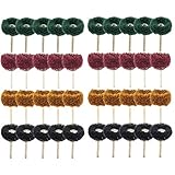 HYCC 40Pcs 1" (25mm) Abrasive Wheel Buffing Polishing Wheel Set For Dremel Rotary Tool