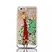 iPhone 6s Plus case,iPhone 6 Plus case, liujie Liquid, Cool Quicksand Moving Stars Bling Glitter Floating Dynamic Flowing Case Liquid Cover for iPhone 6 Plus 5.5 inch (Christmas 2#)