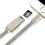 iDragon Memory Card Reader 2 in 1 Apple lightning cable Adapter and Data Sinc USB Charging Cable with external storage Micro SD Connector For iPhone 6/6 Plus/5/5s iPad iPod(Memory Card not included)