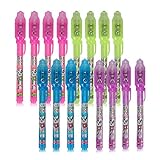 MALEDEN Invisible Ink Pen, Spy Pen with UV Light Magic Marker Kid Pens for Secret Message and Party Goody Bag Filler(Pack of 16)