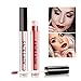 Waterproof Red Matte Metallic Lipstick Lipstick Long Lasting Shimmer Pigment Soft Lip Gloss for Women Lip Color Makeup,Metallic Blackberry