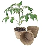 Jiffy 5" Round Peat Pots - OMRI Listed Organic - 100ct