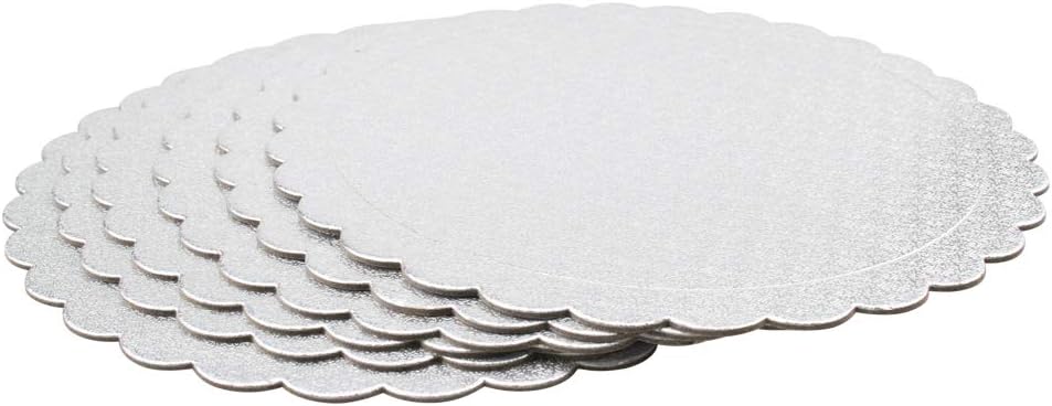 Tebery 30 Pack 10 Inch Silver Cake Boards, Reusable Cake Circles Cake Base Cardboard - Image 3