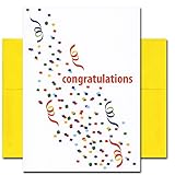 Congratulations Cards: Confetti - box of 10 cards & envelopes